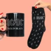 AC/DC Mugg & Strumpor Presentset