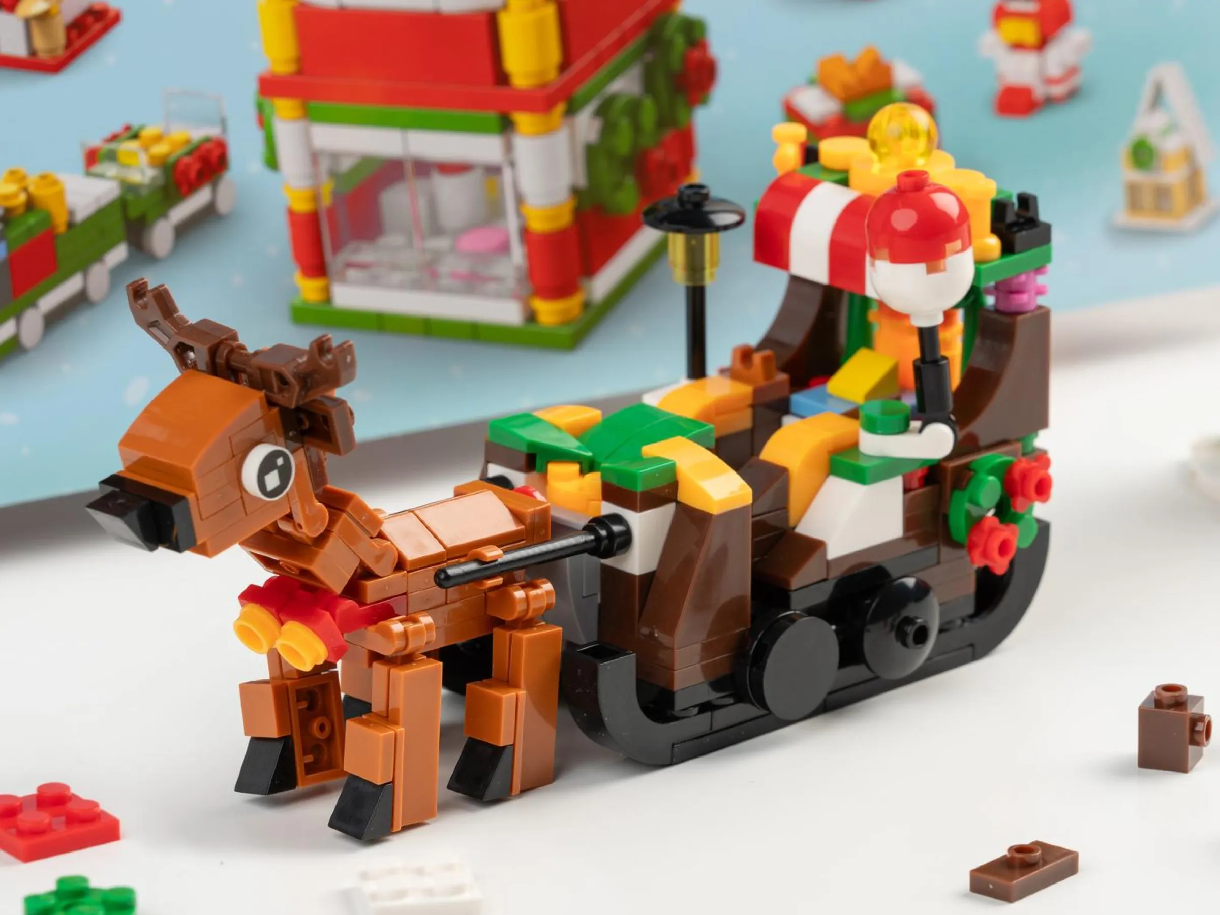 Adventskalender med Byggklossar