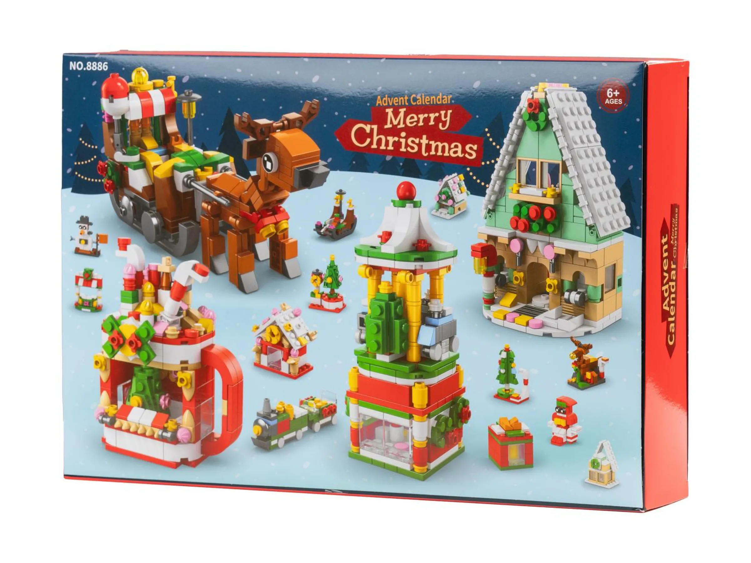 Adventskalender med Byggklossar