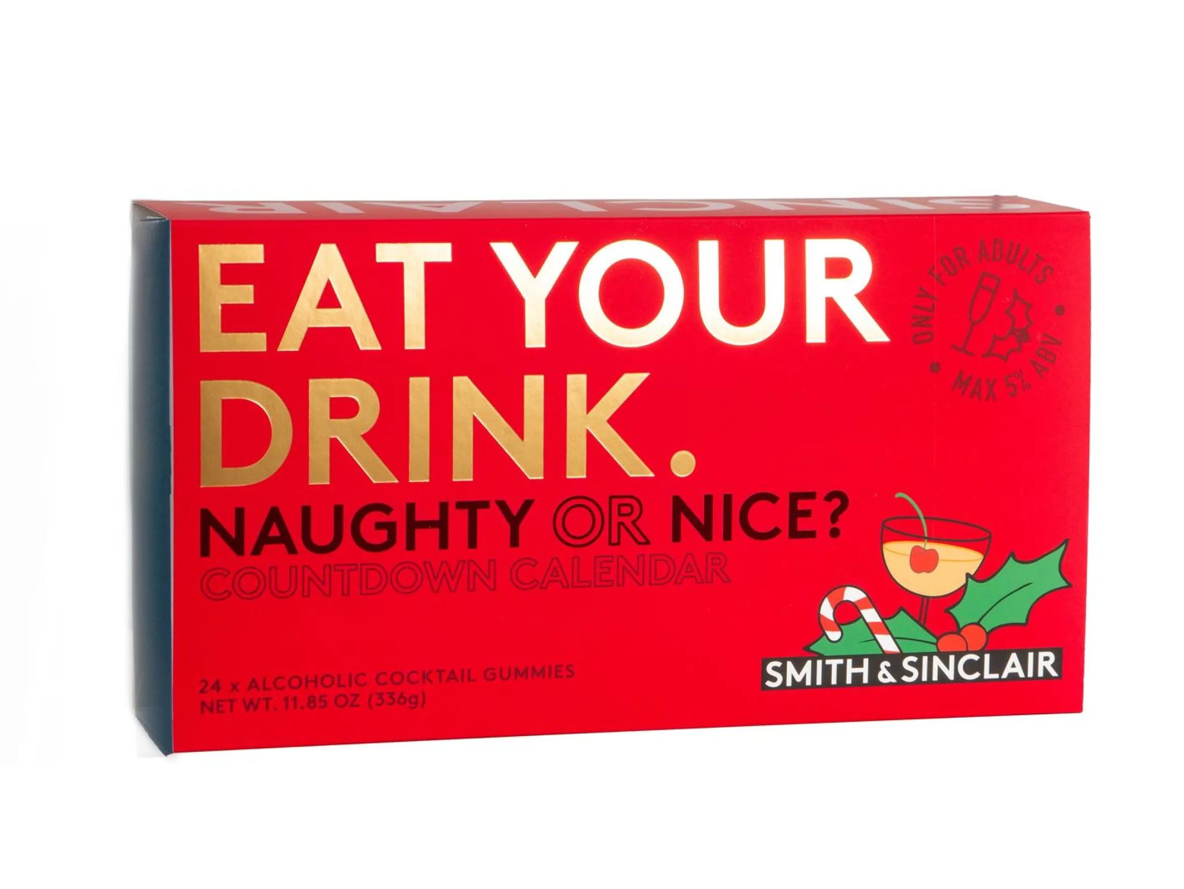 Adventskalender med Cocktailgodis för Vuxna - Smith & Sinclair