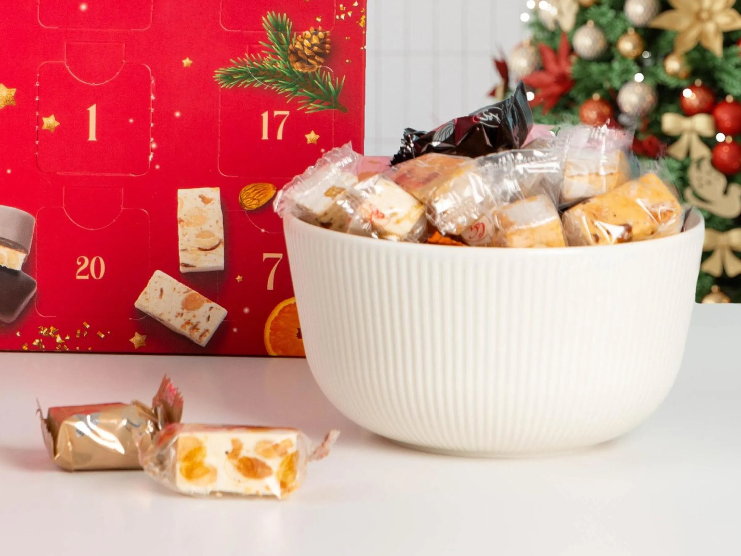 Adventskalender med Fransk Nougat - Chabert & Gulliot