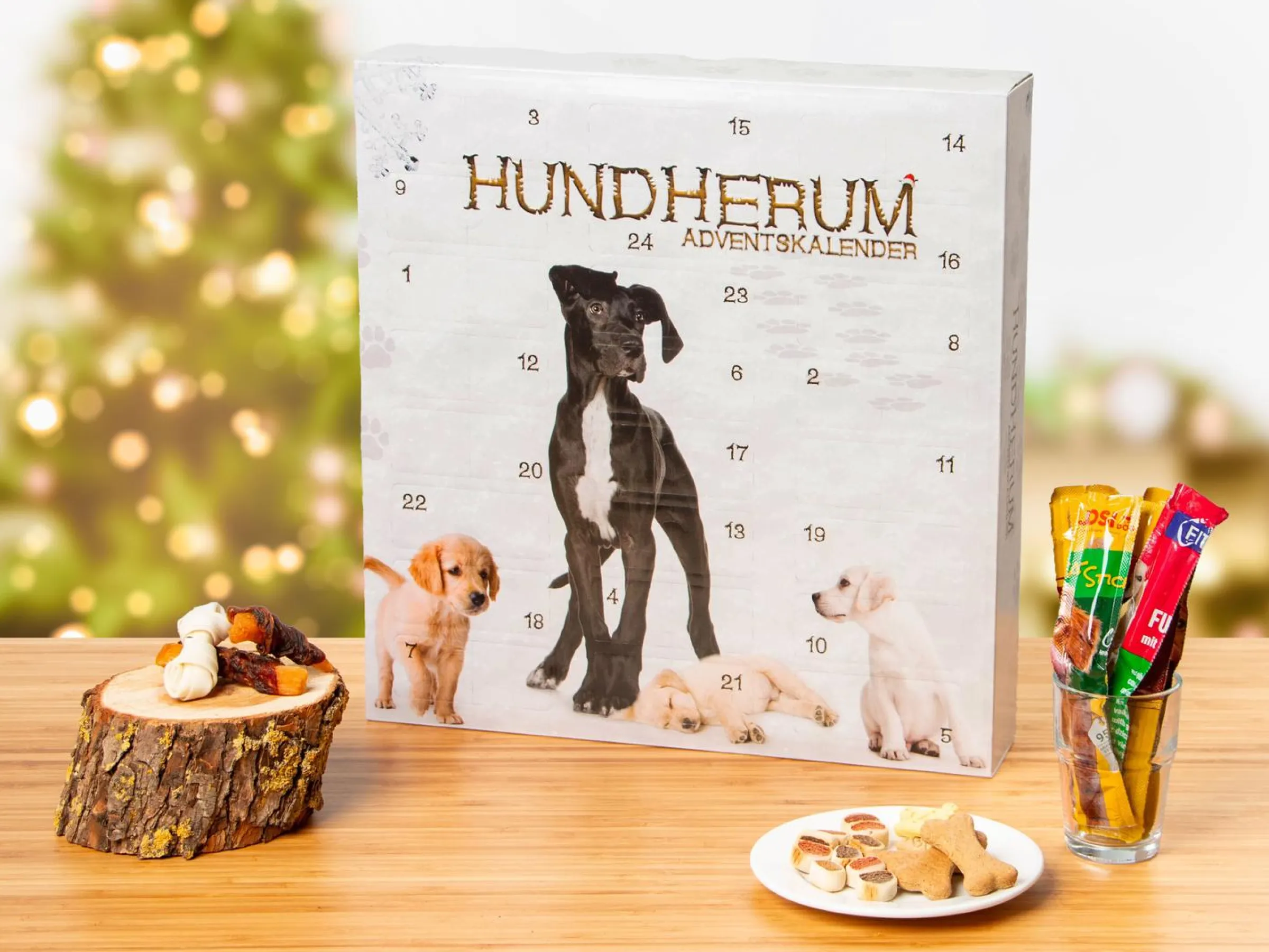 Adventskalender med Hundgodis