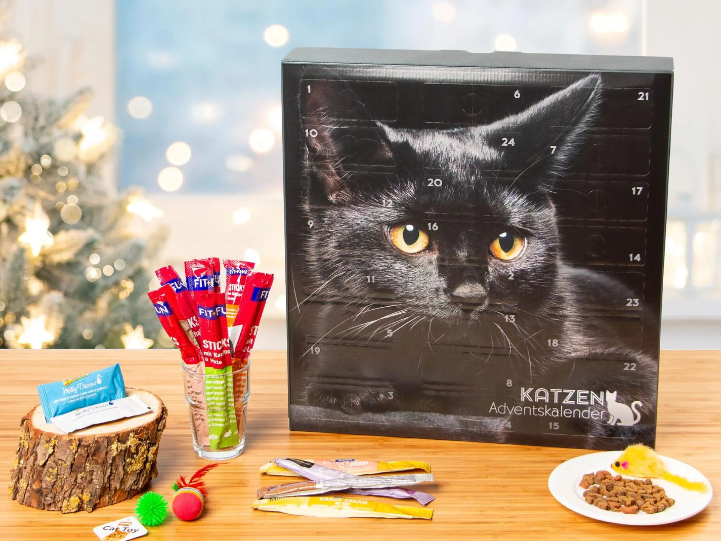 Adventskalender med Kattgodis