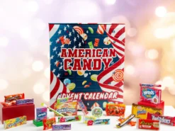 Adventskalender med USA-godis
