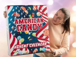 Adventskalender med USA-godis