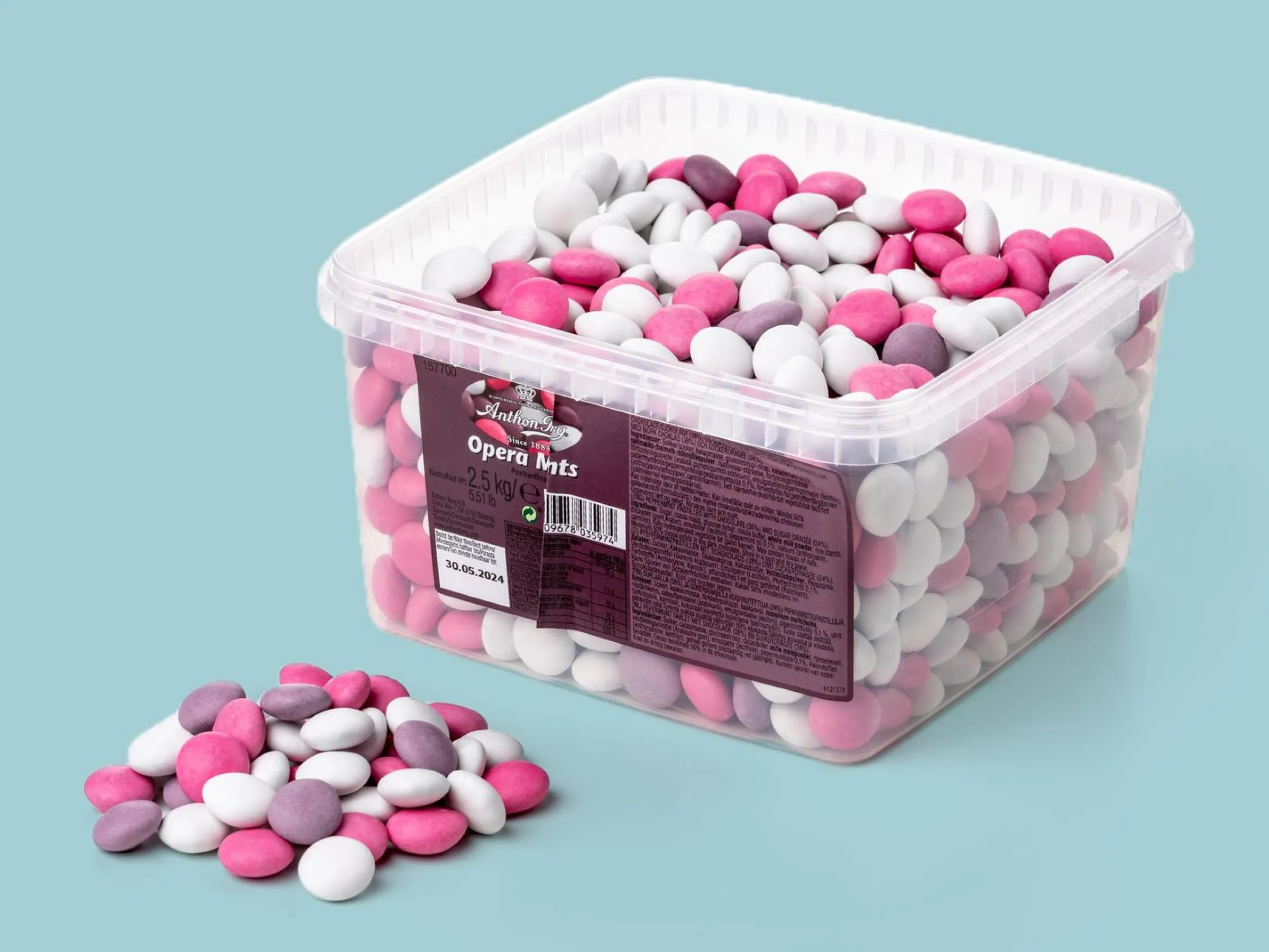 Anthon Berg Opera Mints Lösgodis 2,5 kg