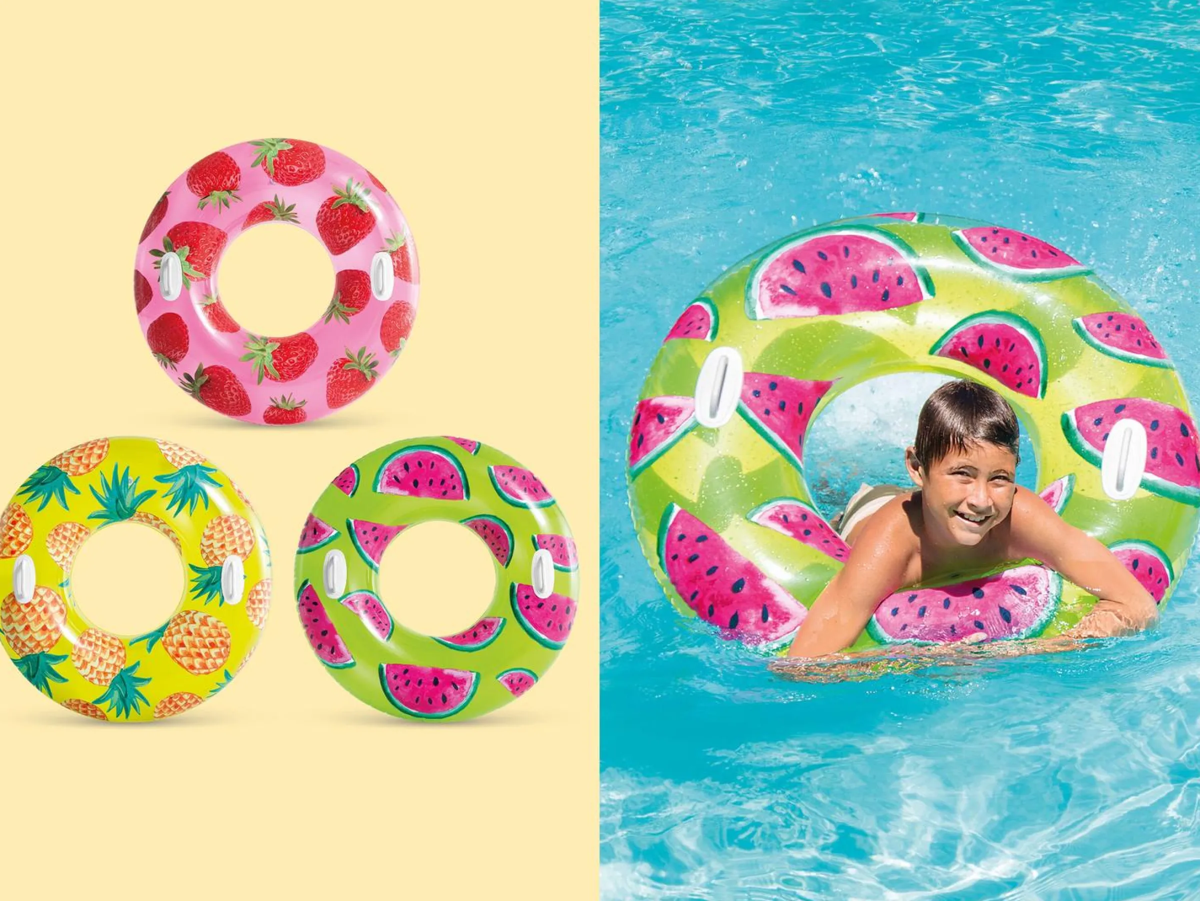 Badring med Tropiska Frukter - Intex
