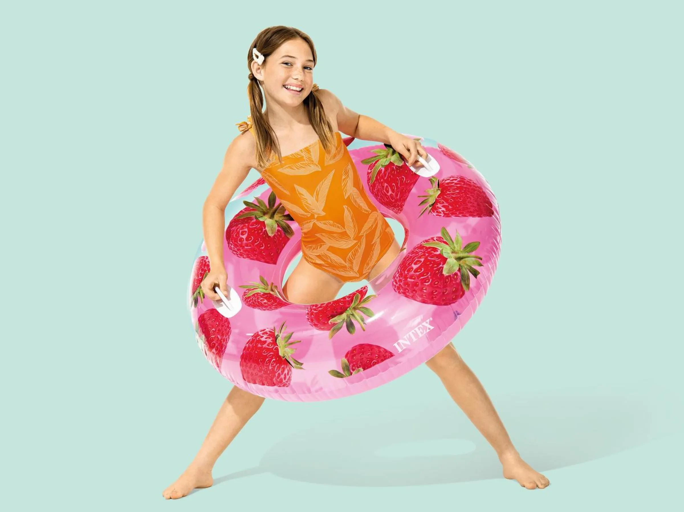 Badring med Tropiska Frukter - Intex