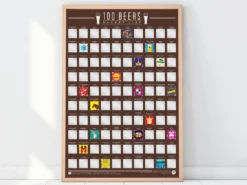 100 Beers Skrapaffisch