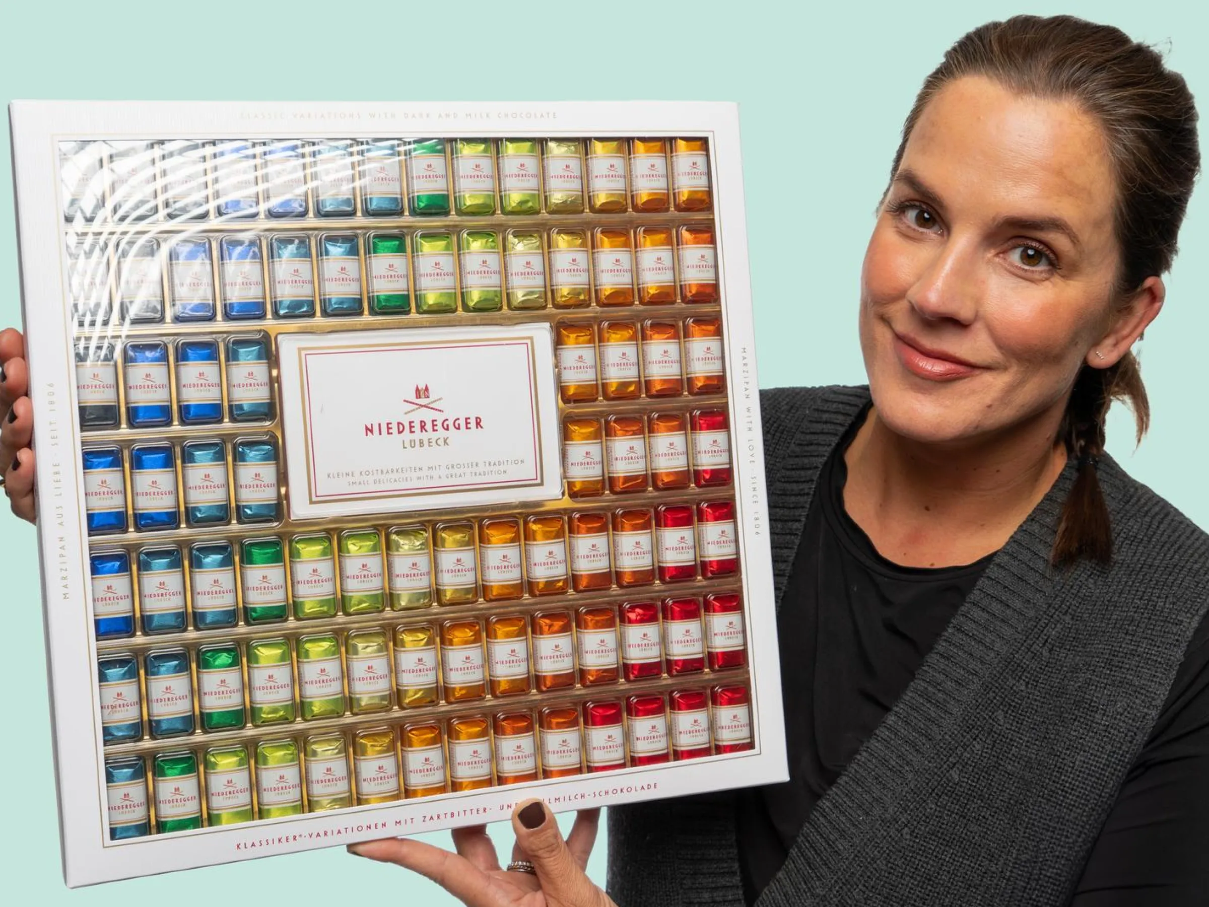 Chokladask med Marsipan 1 kg - Niederegger
