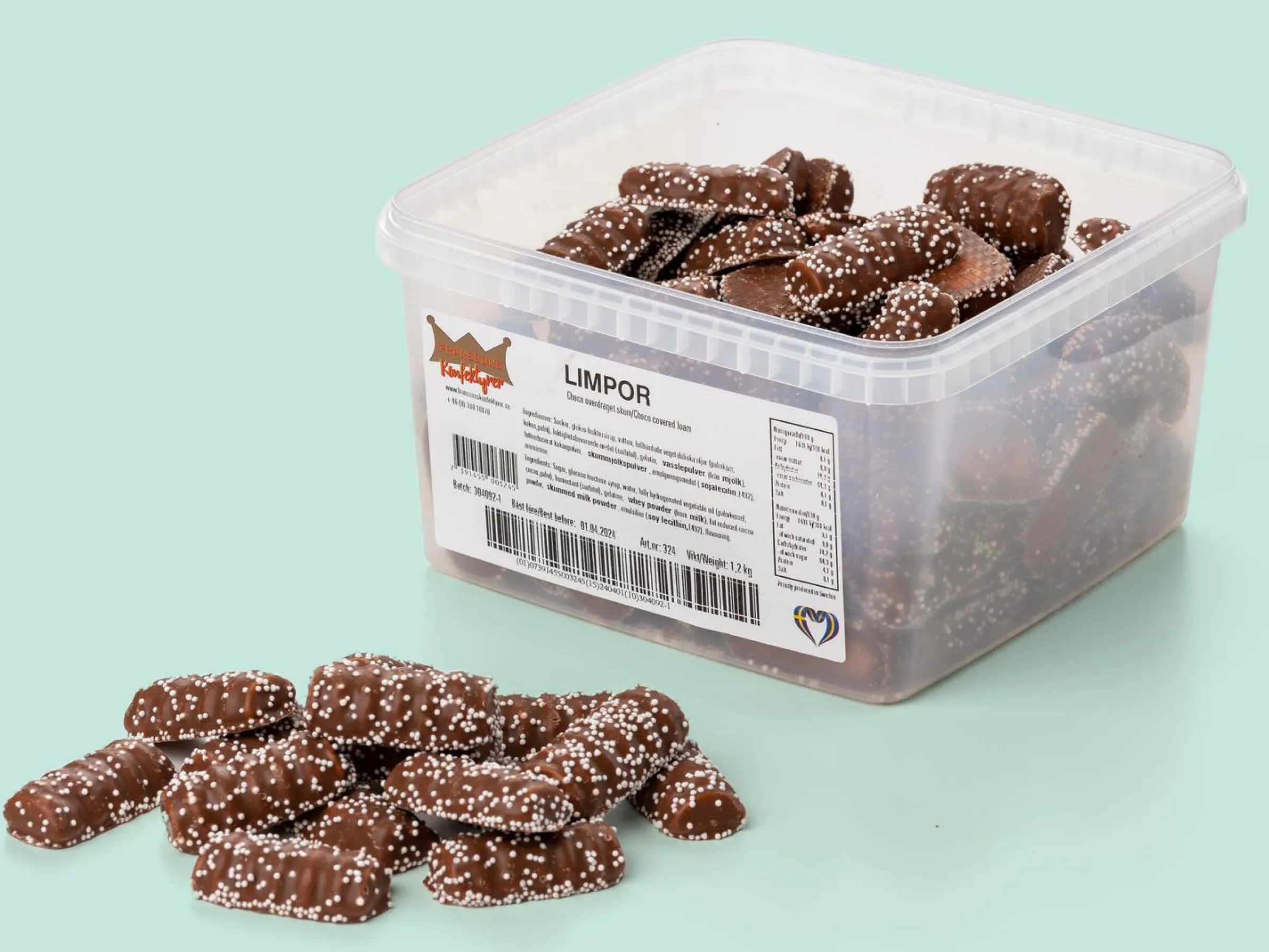 Chokladlimpor Lösgodis 1,2 kg