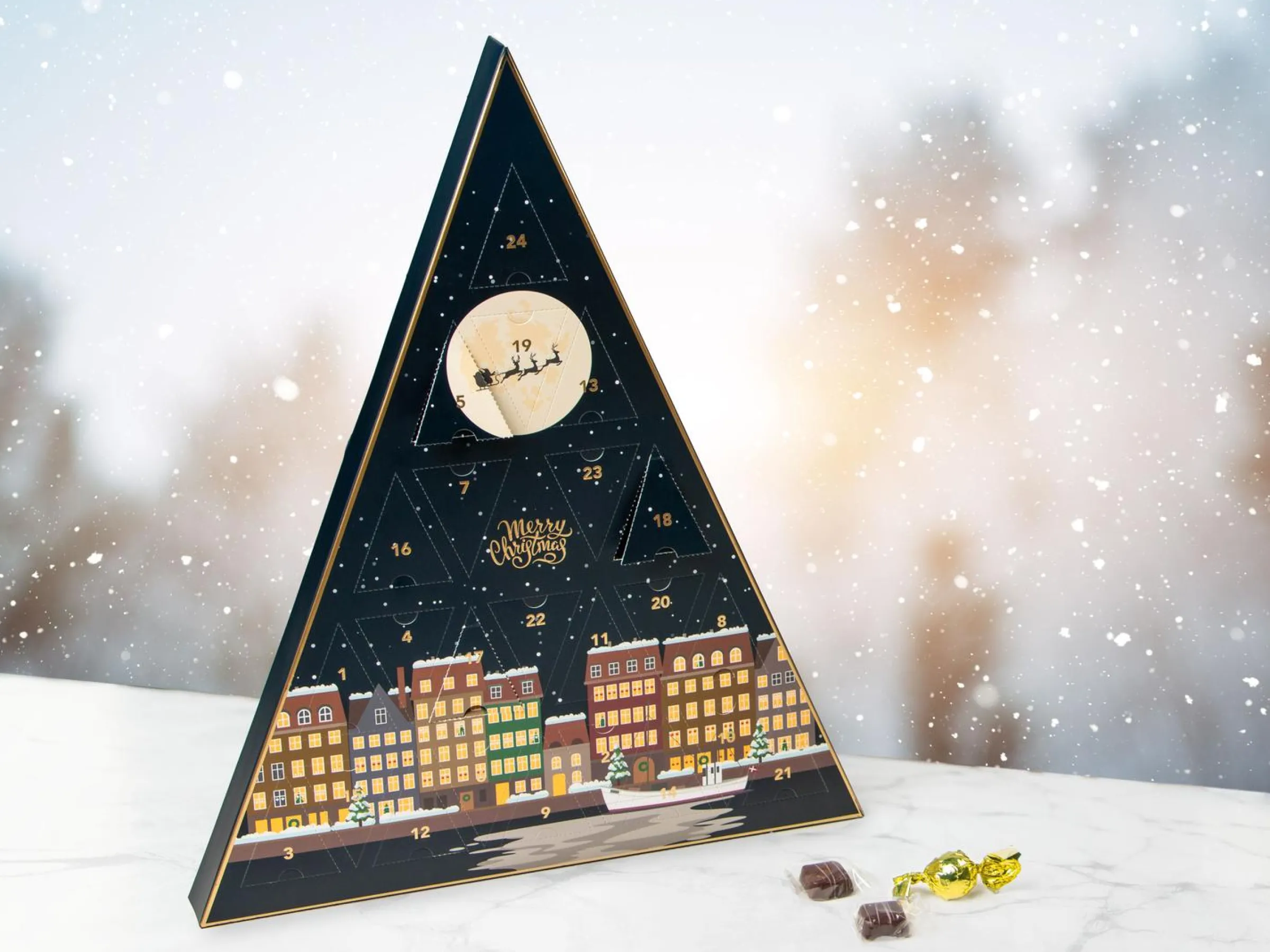 Cocoture Chokladkalender - Blå