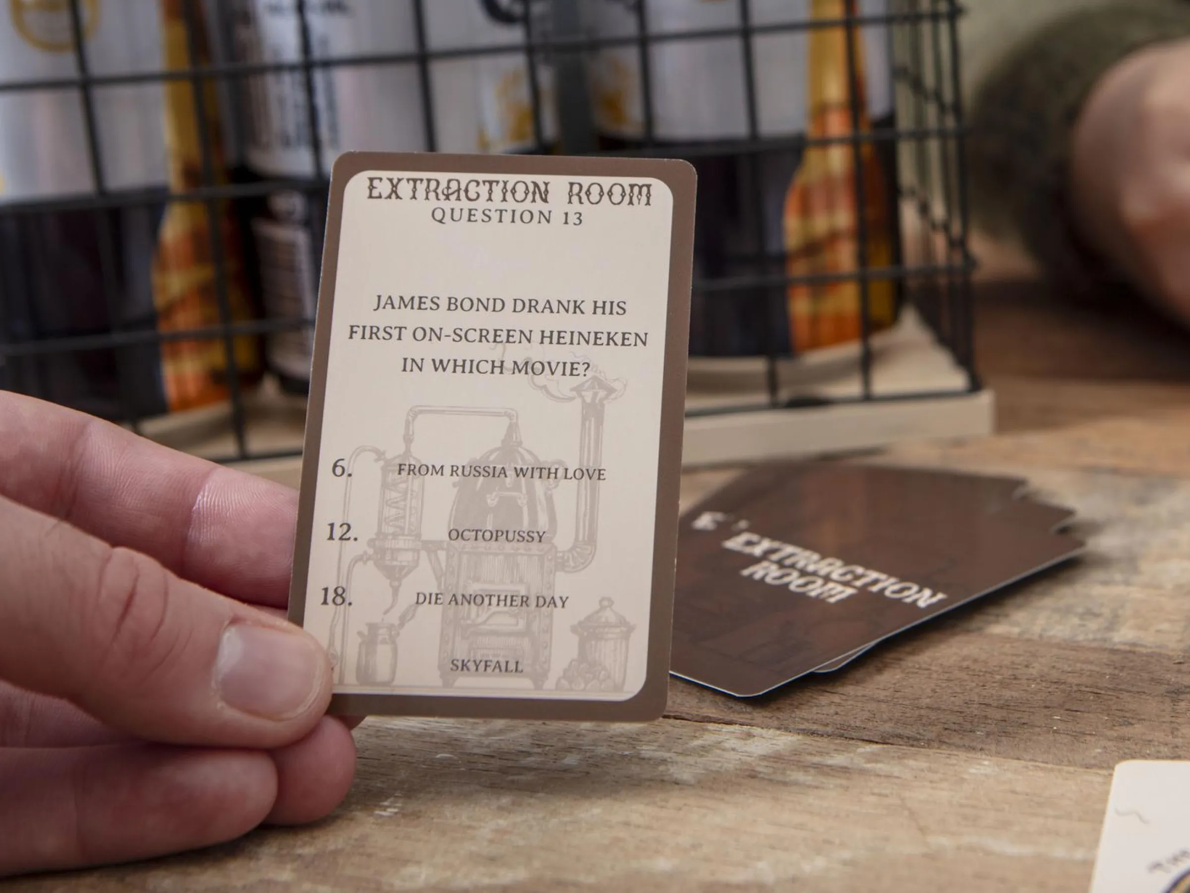 Escape Room-spel för Ölburkar