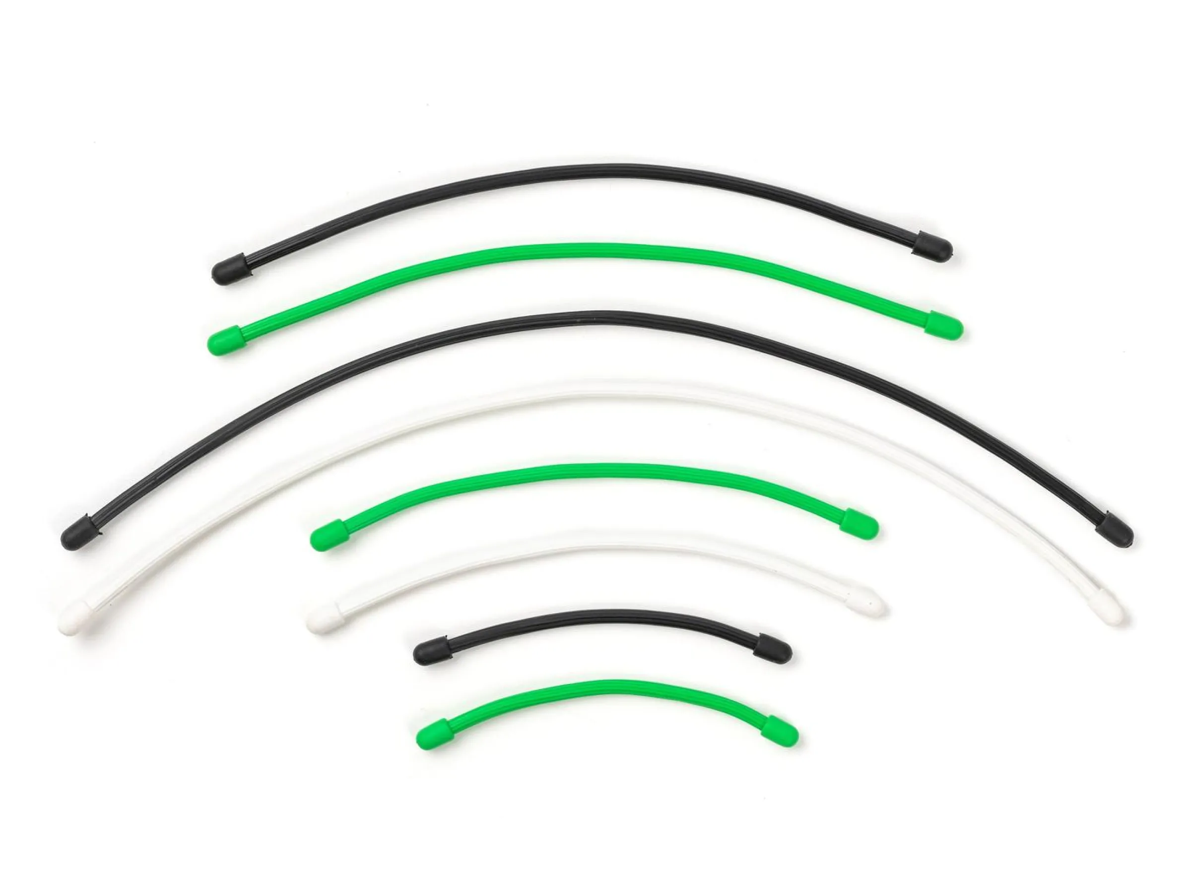 Flexibla Buntband i Silikon 8-pack