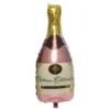 Folieballong Champagneflaska Rosé