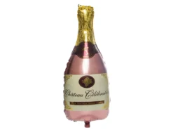 Folieballong Champagneflaska Rosé