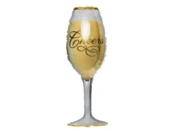 Folieballong Champagneglas