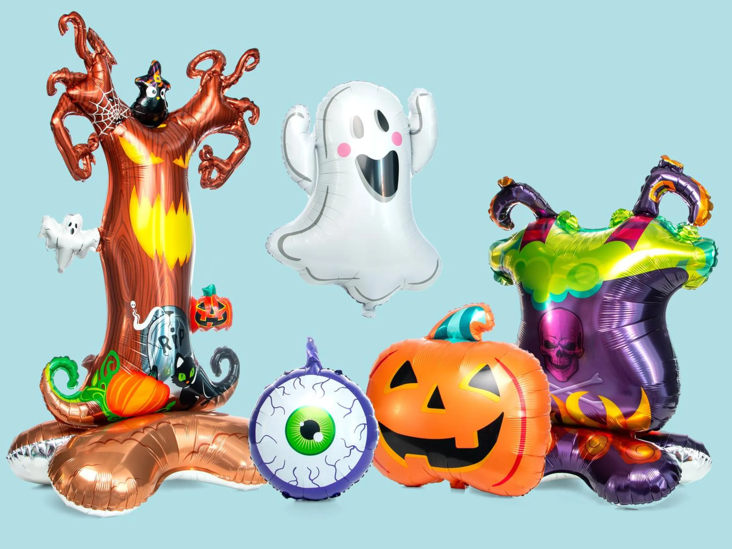 Folieballonger Halloween 5-pack
