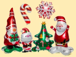 Folieballonger Jul 6-pack