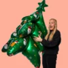 Folieballong Julgran