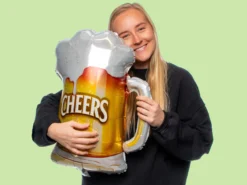 Folieballong Ölglas