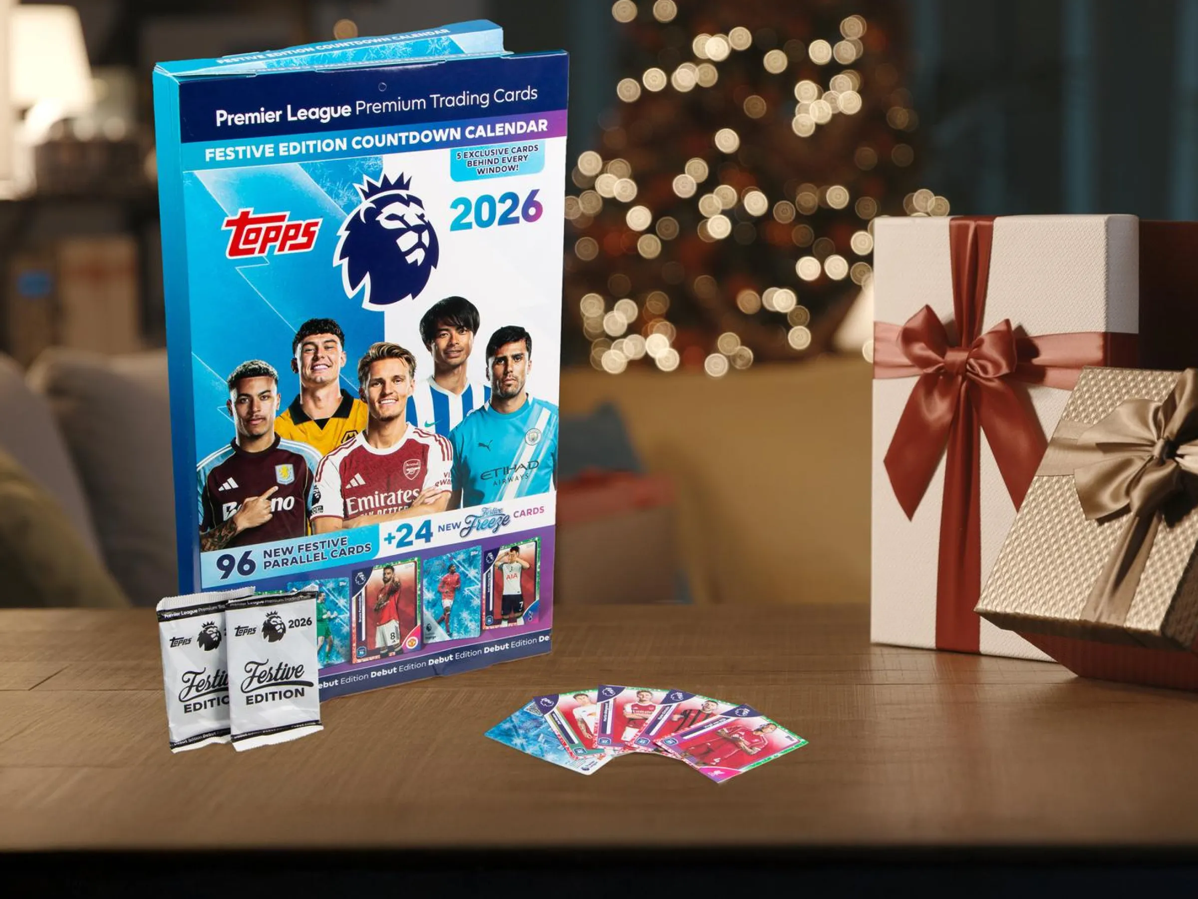 Fotbollskort Premier League 25/26 Adventskalender