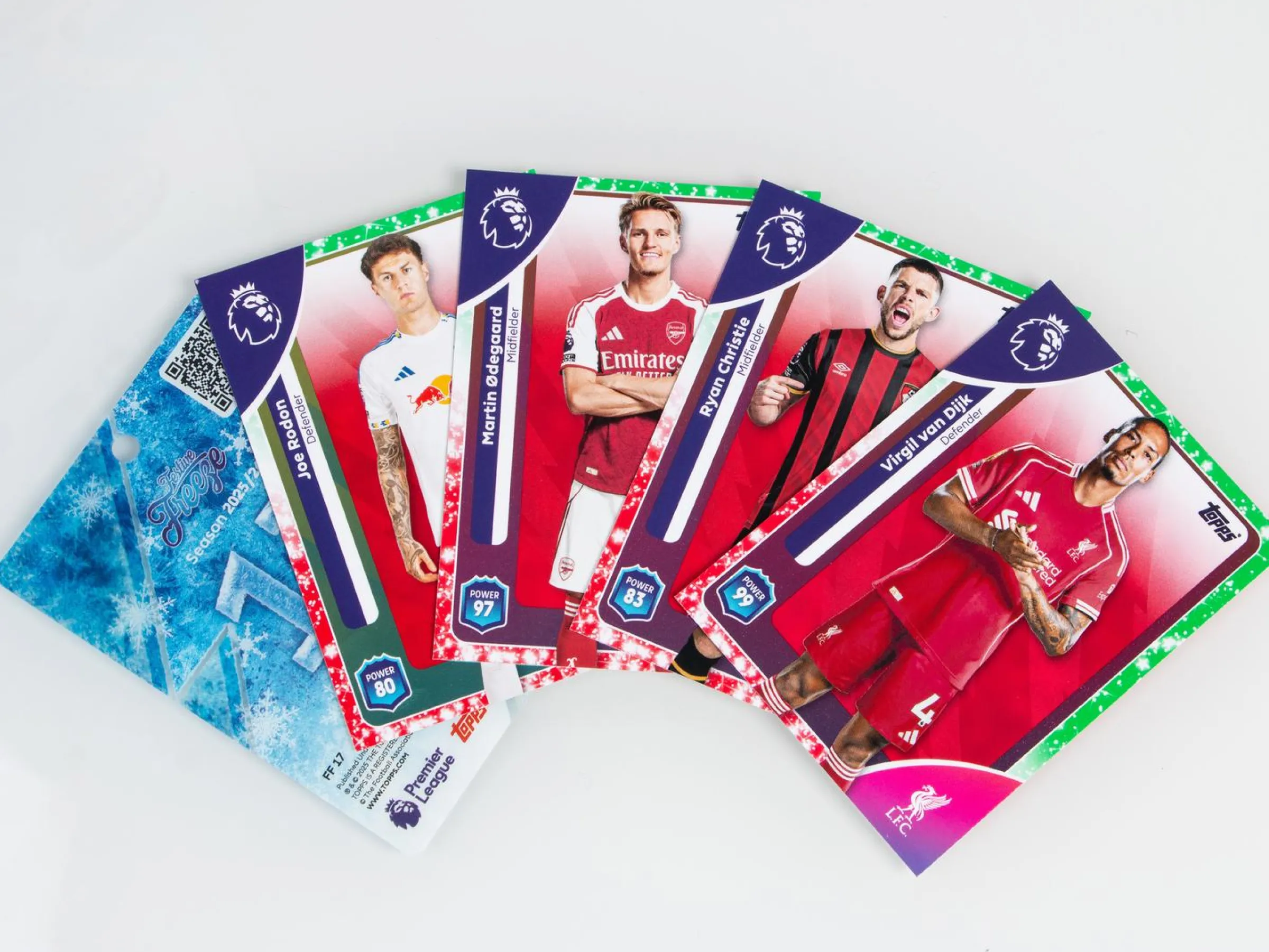 Fotbollskort Premier League 25/26 Adventskalender