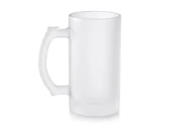 Frostat ölglas med eget foto - Öldesign