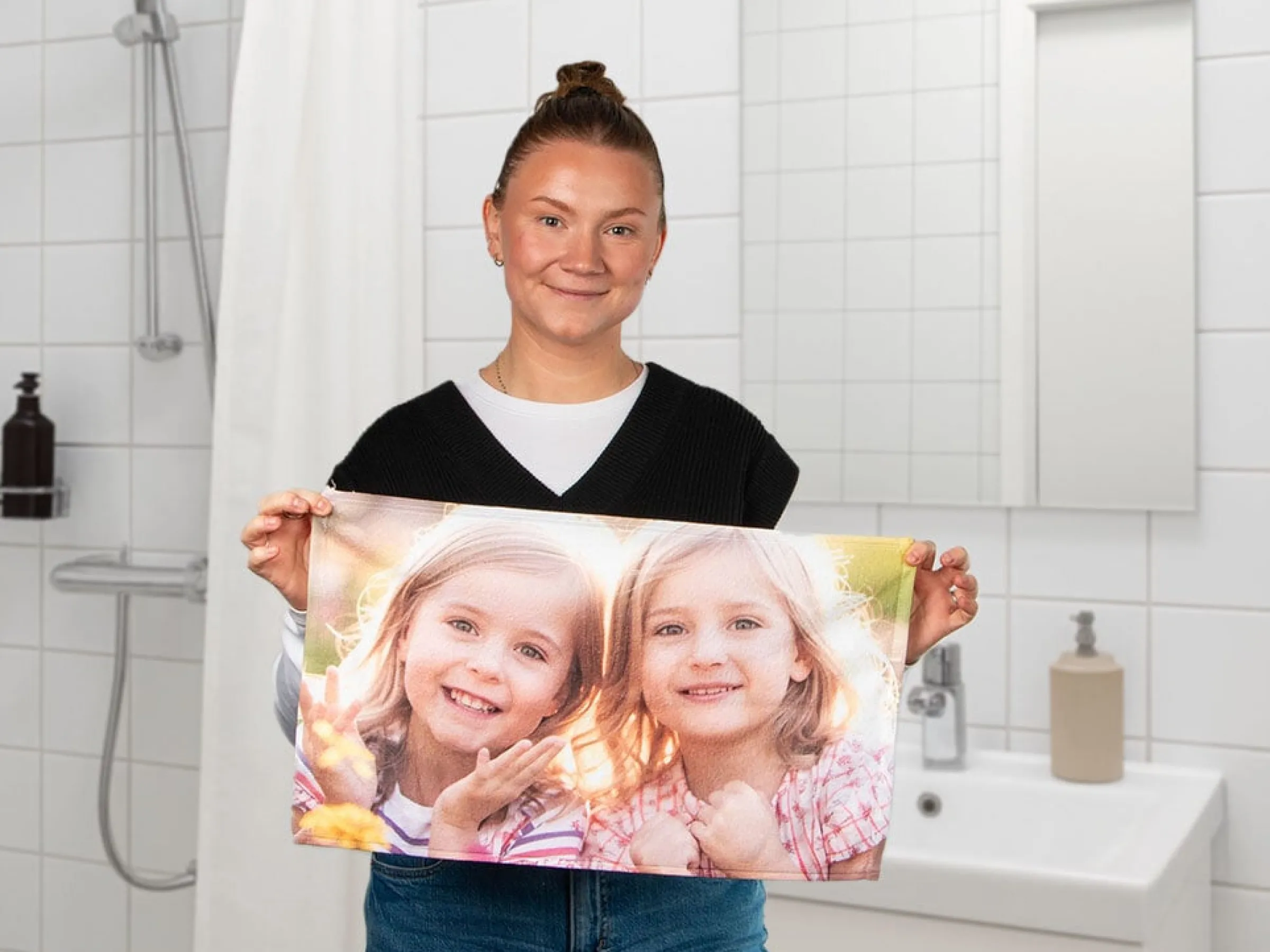 Handduk med Eget Foto