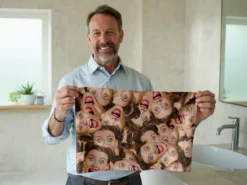 Handduk med Eget Foto - Multiface