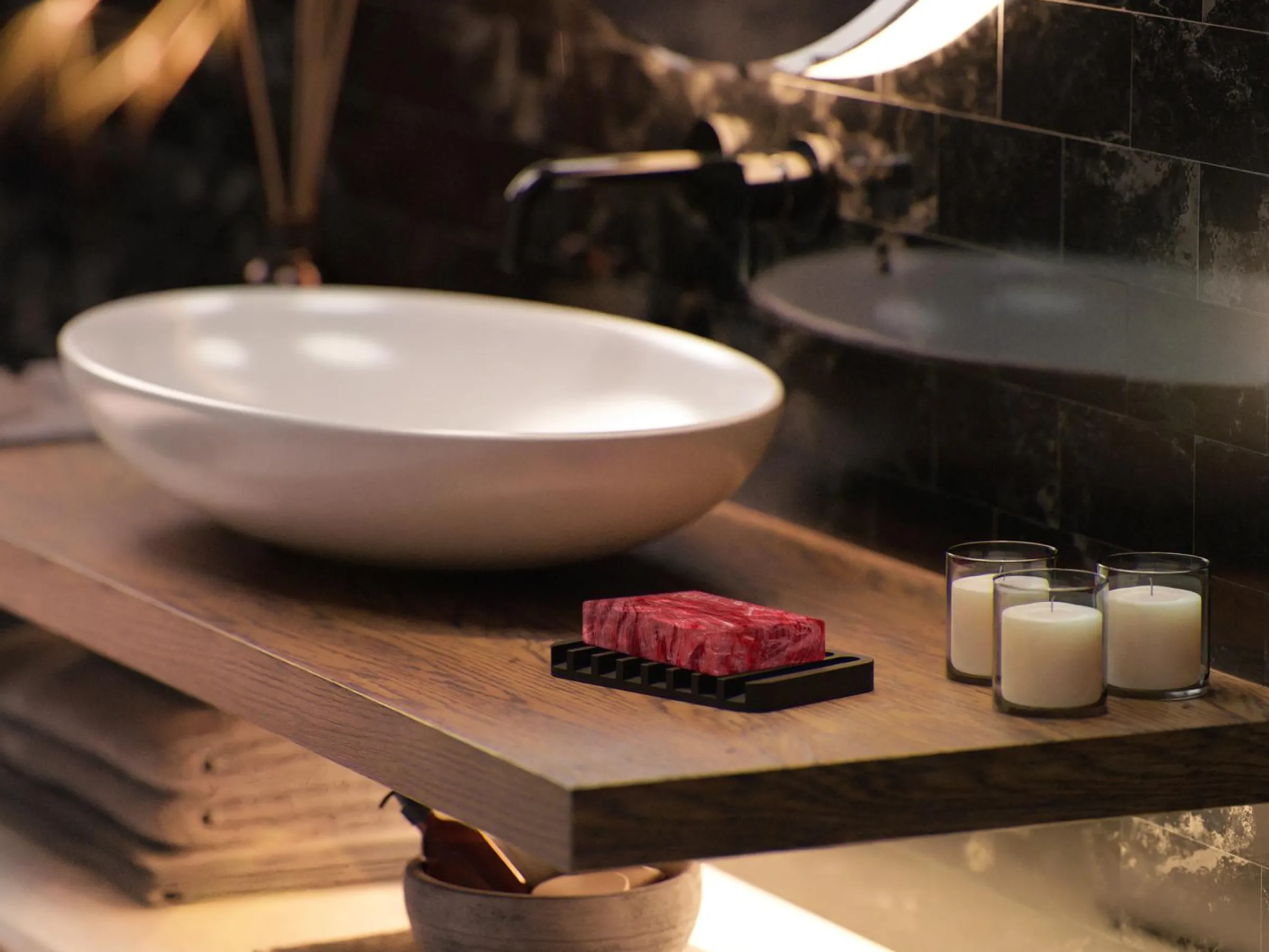 Handgjord Tvål - Cranberry - Saules Fabrika