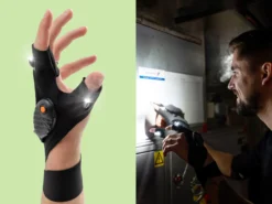 Handskar med Ficklampa - Wibbri
