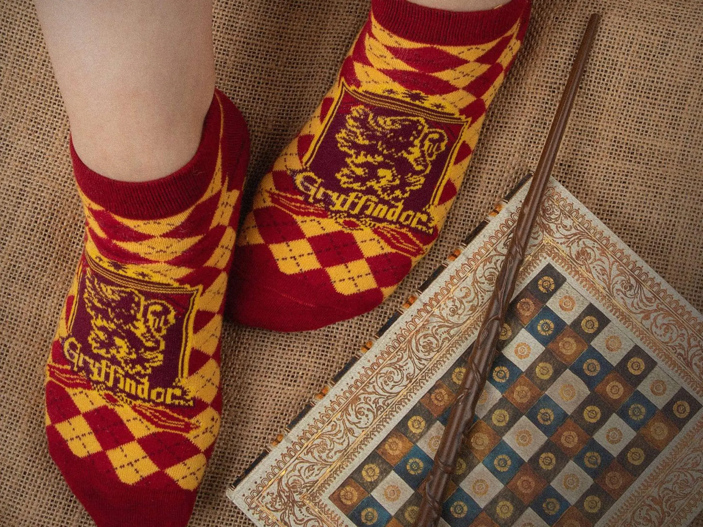 Harry Potter ankelstrumpor 3-pack - Gryffindor
