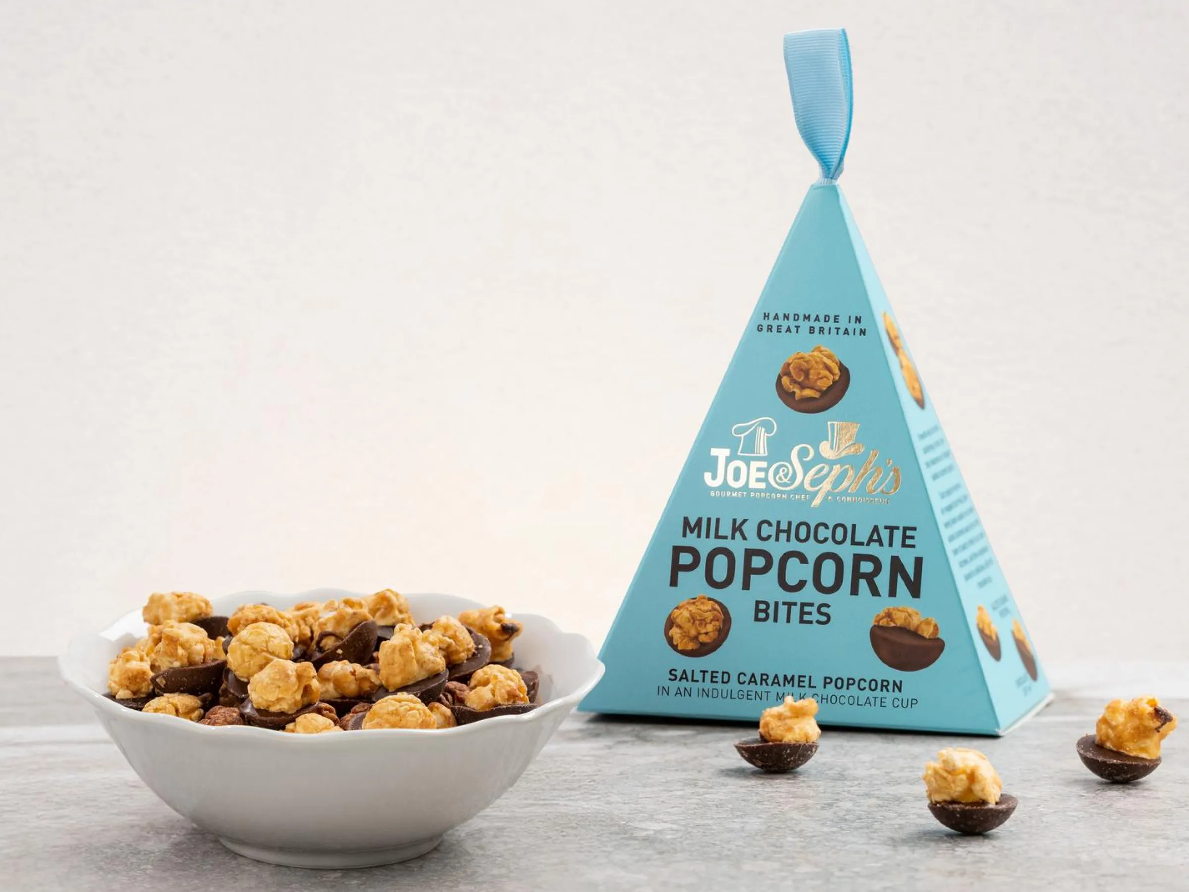 Joe & Seph’s Karamelliserade Popcorn med Mjölkchoklad