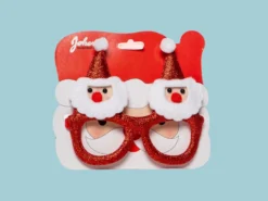 Julglasögon med Tomte