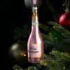 Julgranspynt Champagneflaska Rosé