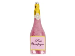 Julgranspynt Champagneflaska Rosé