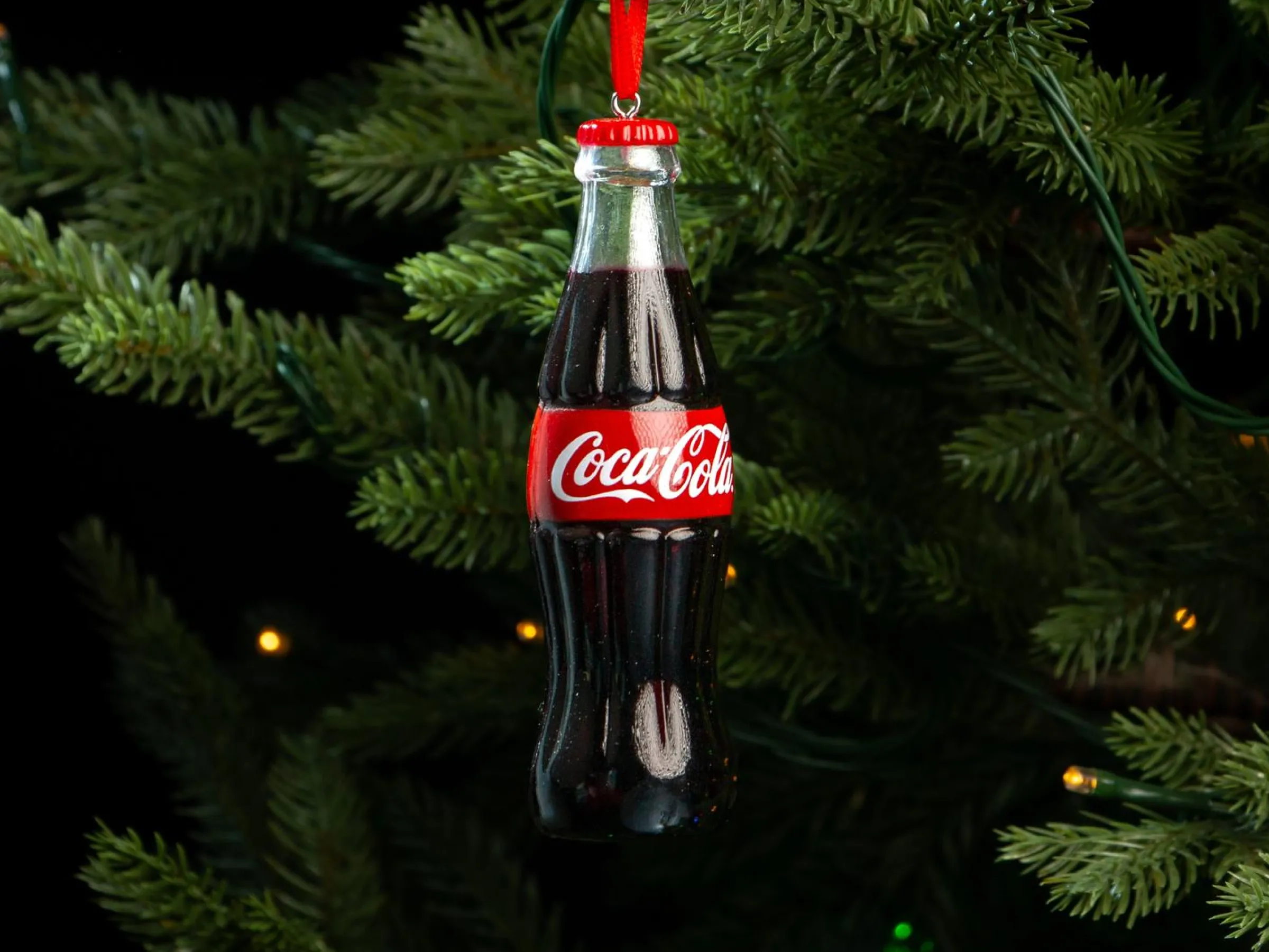Julgranspynt Coca-Cola Flaska