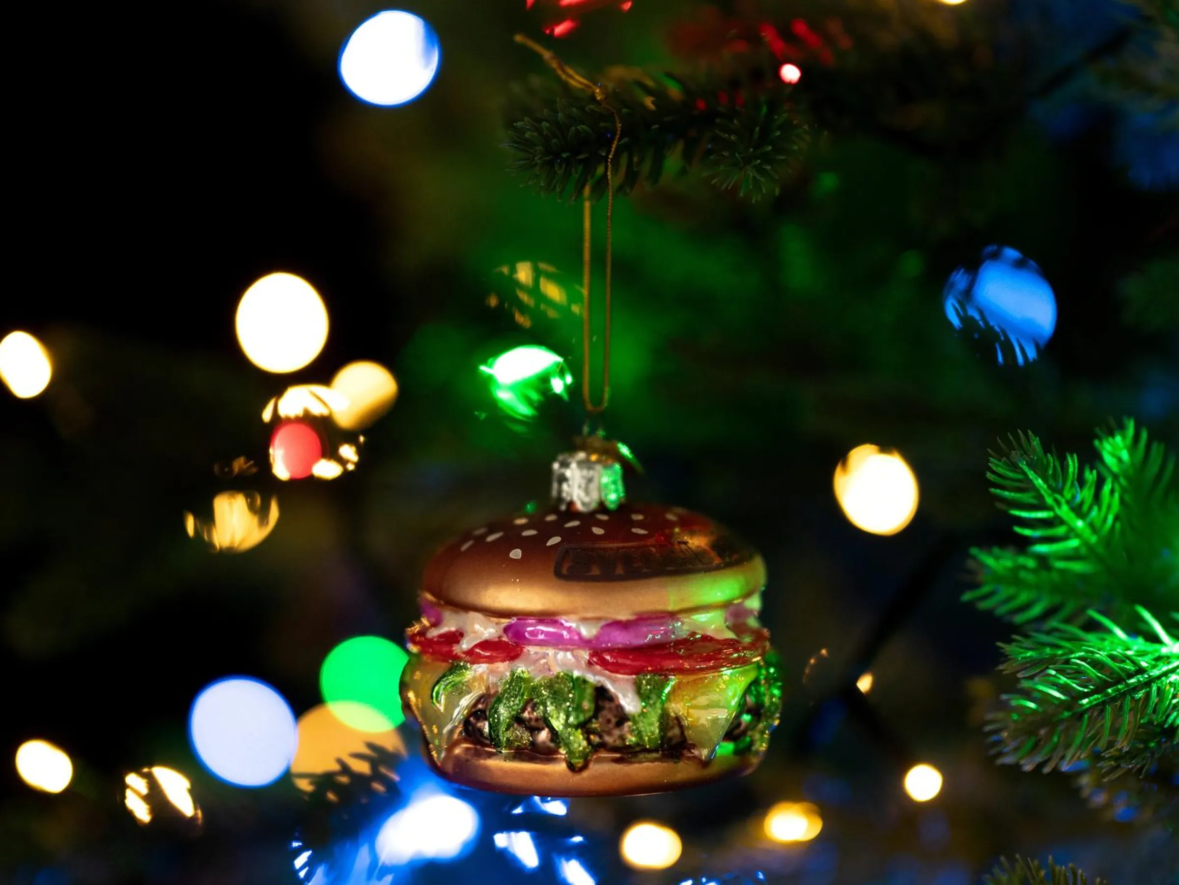 Julgranspynt Hamburgare