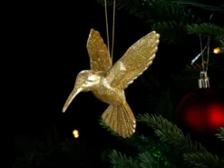 Julgranspynt Kolibri i Guld