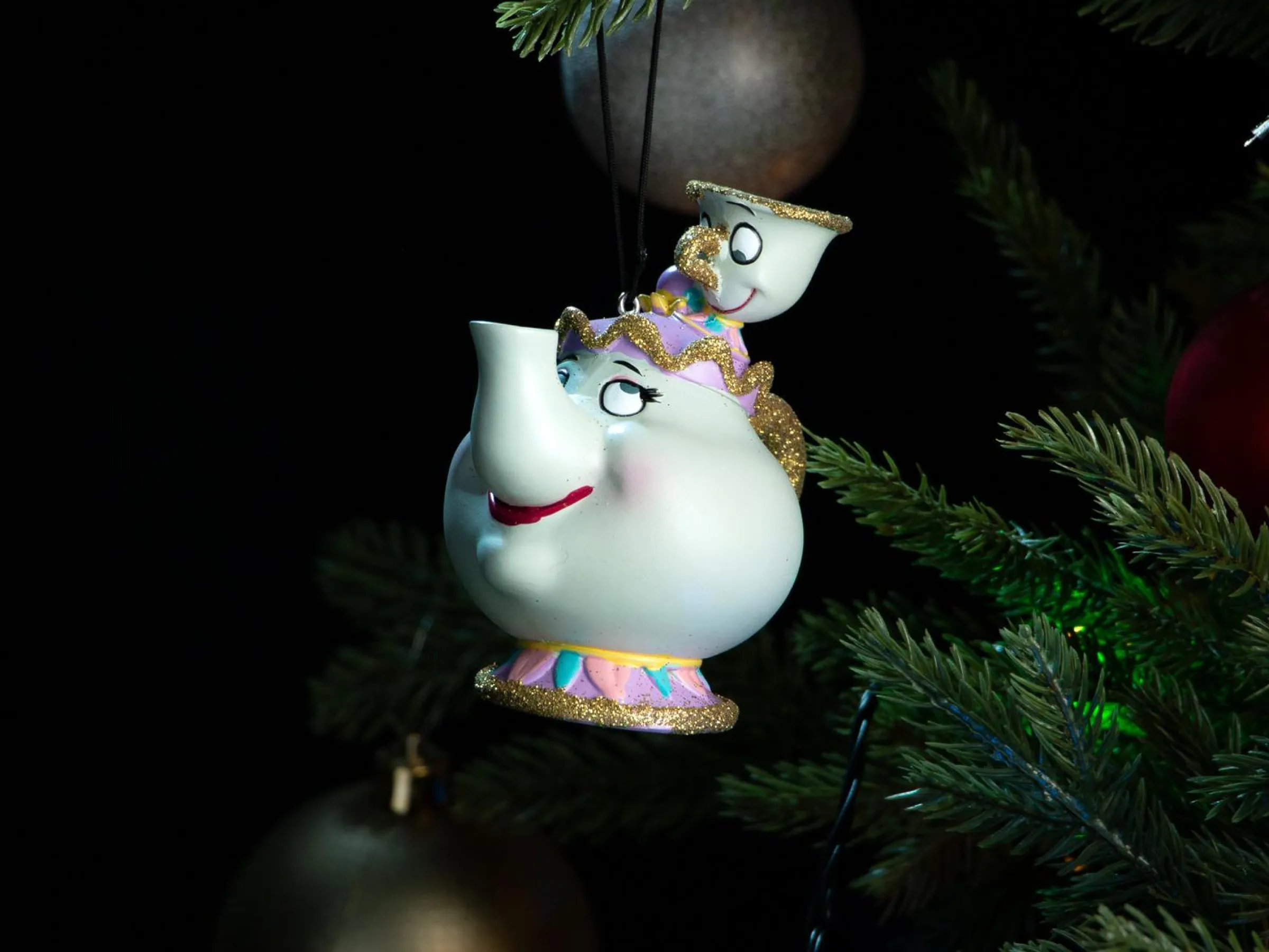 Julgranspynt Mrs. Potts & Chip