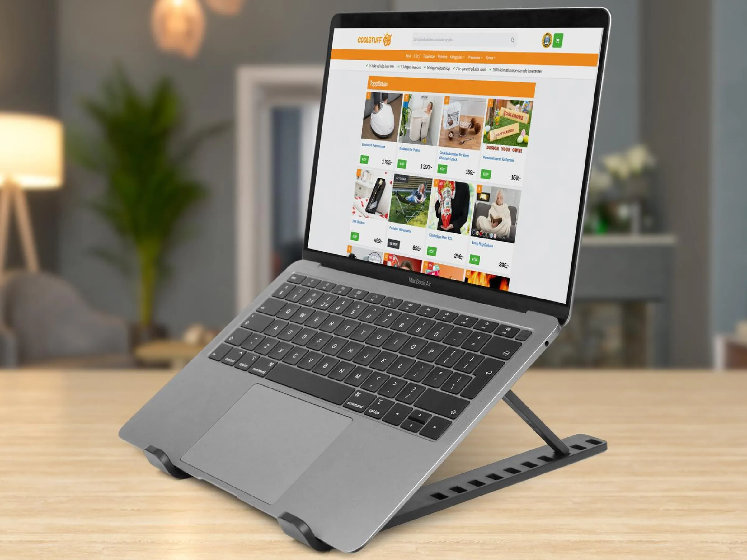 Justerbart Mini Laptopställ