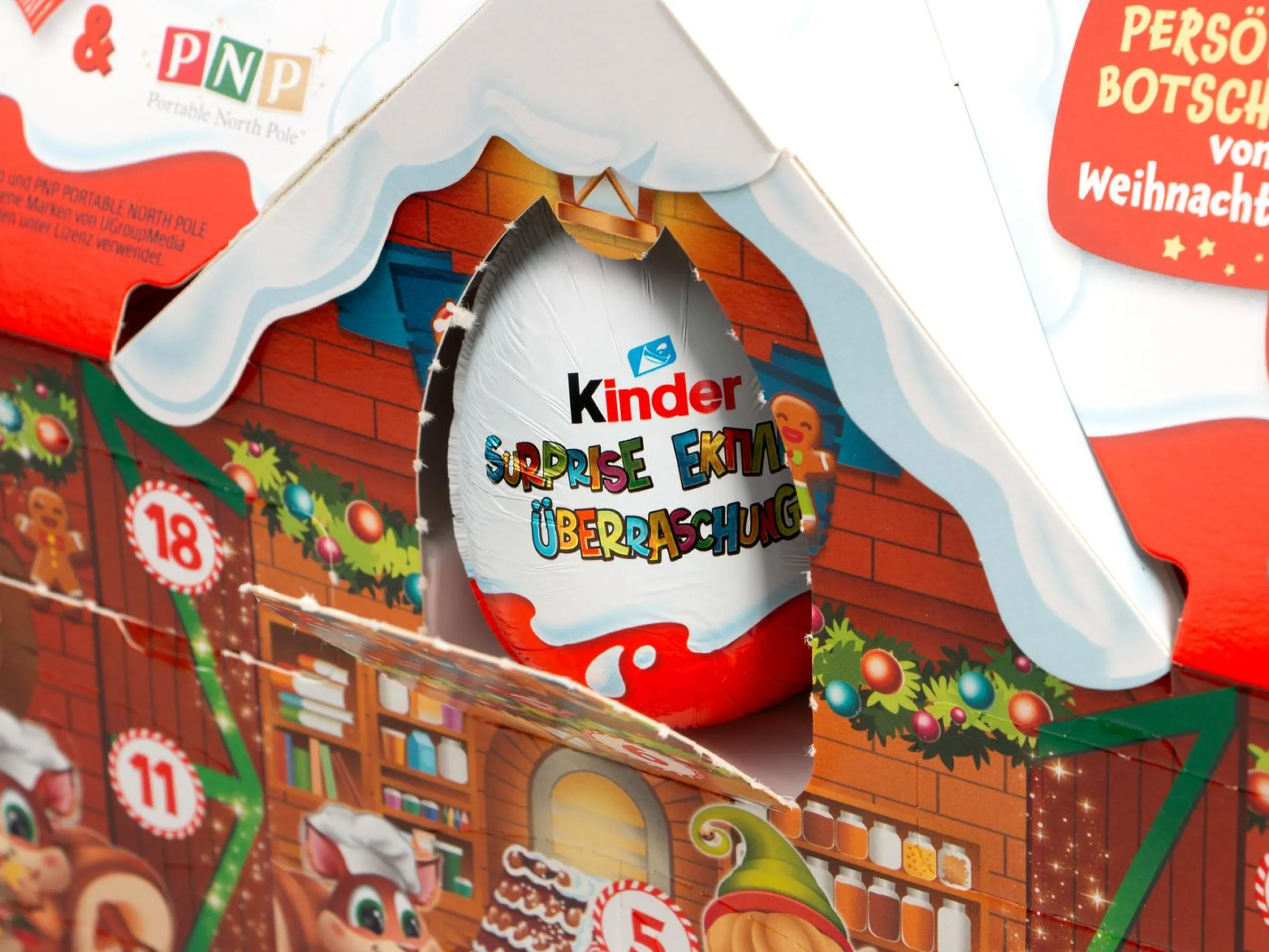 Kinder Adventskalender Hus