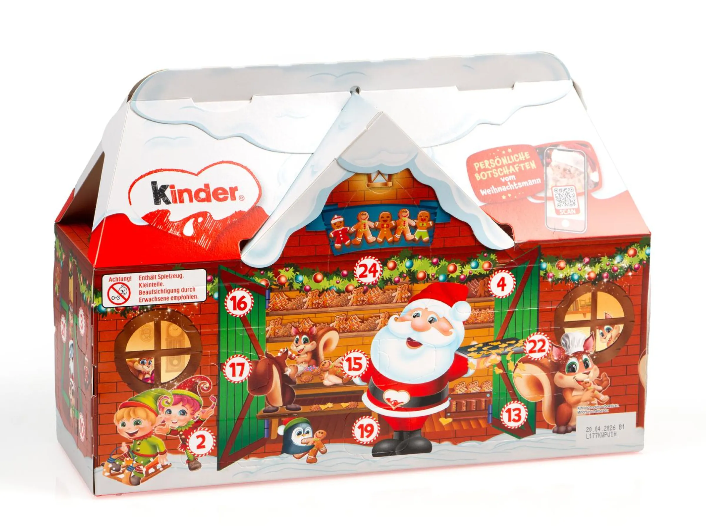 Kinder Adventskalender Hus