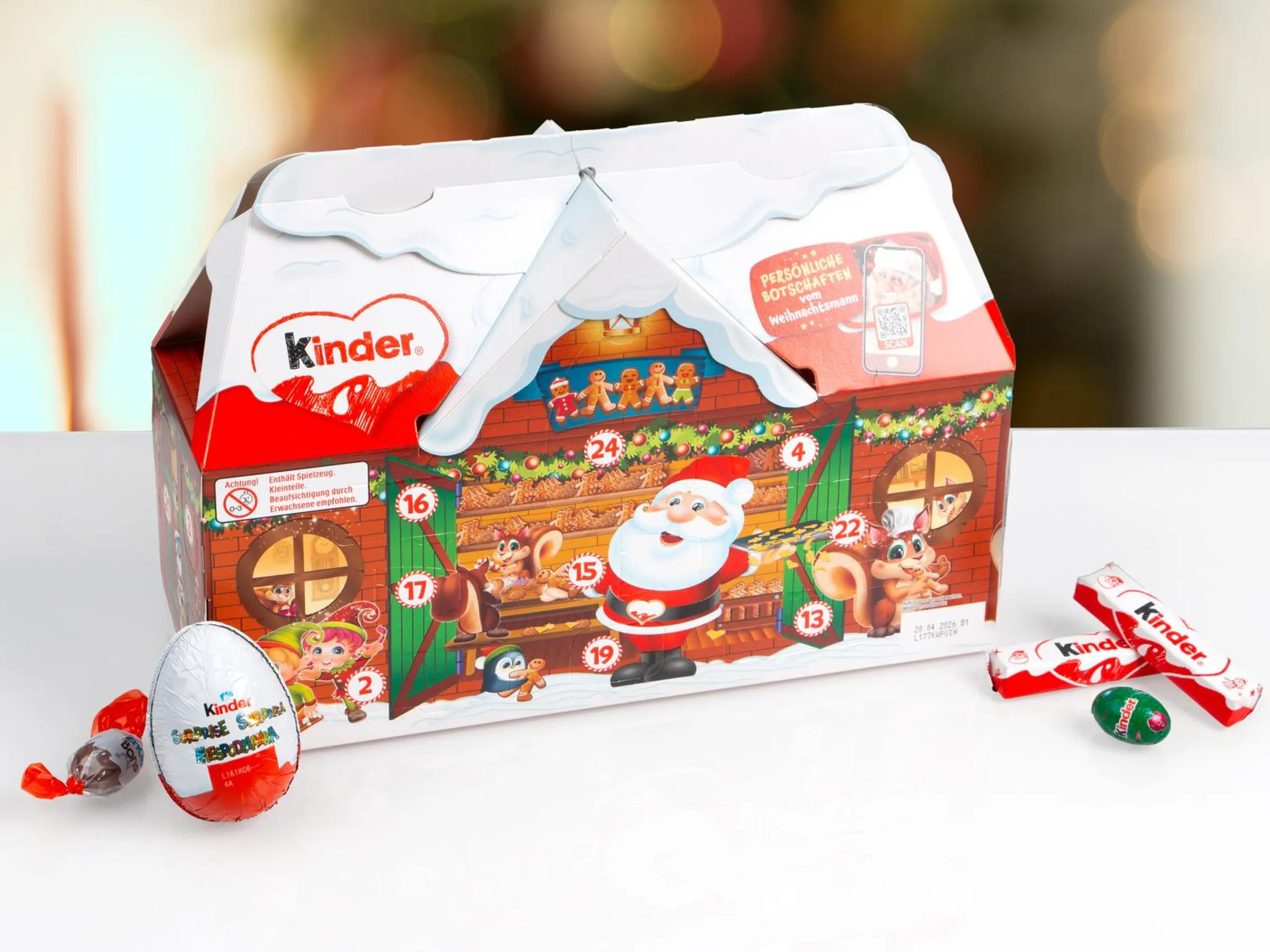 Kinder Adventskalender Hus