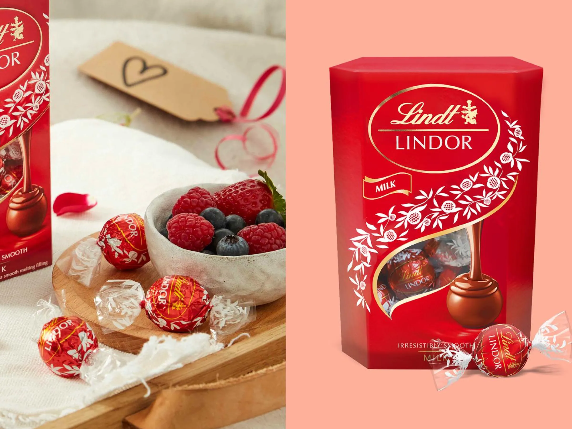 Lindt Lindor Cornet 500 gram - Mjölkchoklad
