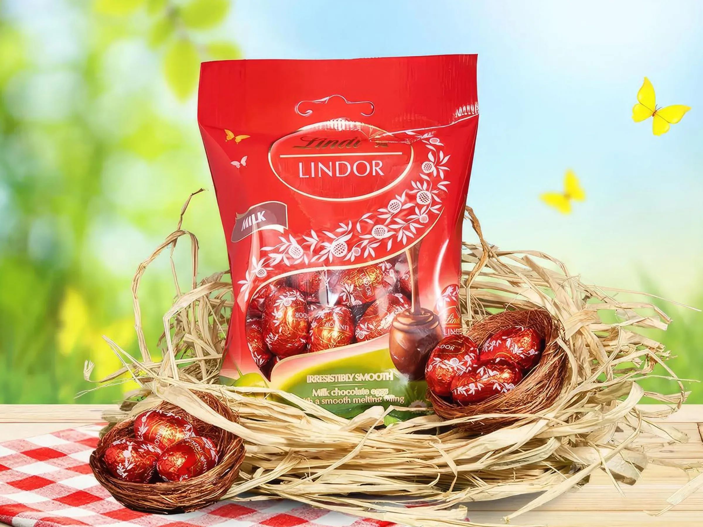 Lindt Lindor Miniägg - Mjölkchoklad