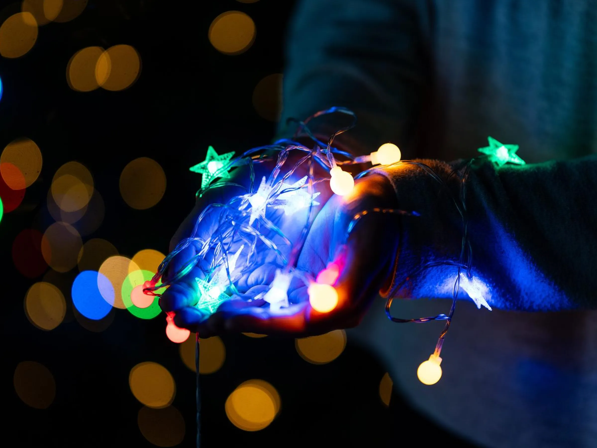 Ljusslinga Julstjärnor 3m