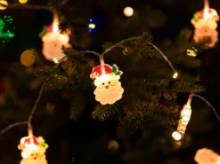 Ljusslinga Jultomtar 3m