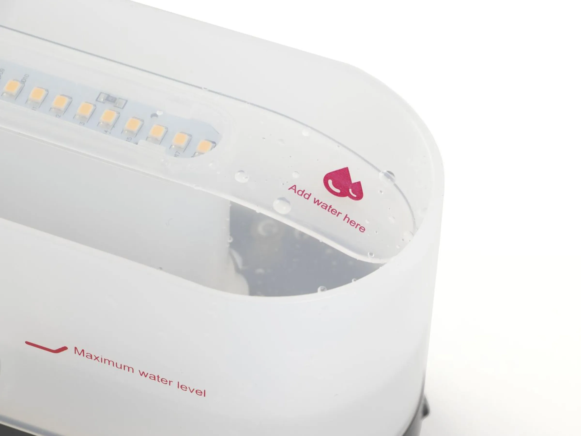 Luftfuktare med LED-flamma - Zenkuru